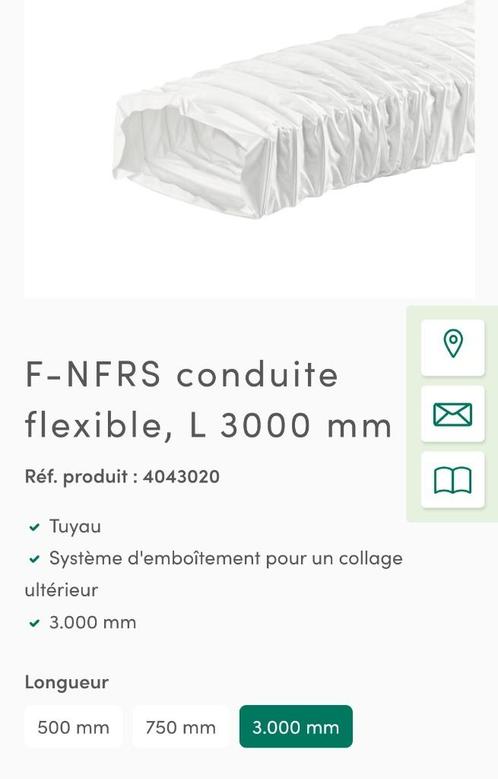 Compair F-NFRS conduite flexible, L 3000 mm, Electroménager, Hottes, Neuf, Enlèvement