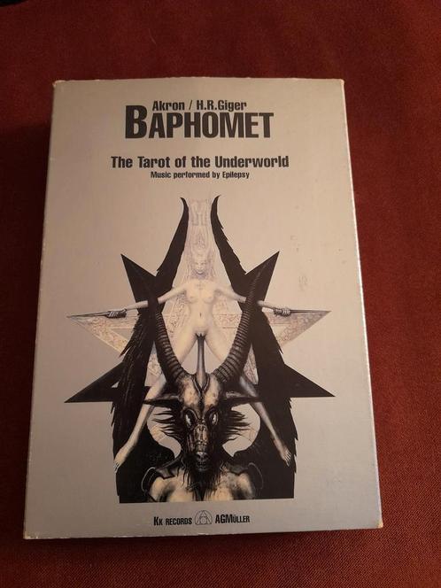 Baphomet d'H.R.Giger & Akron - Édition collector CD, Antiquités & Art, Art | Autres Art, Enlèvement ou Envoi