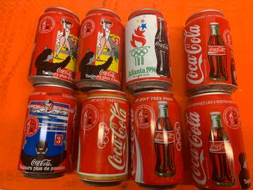 8 canettes Coca Cola Atlanta 96