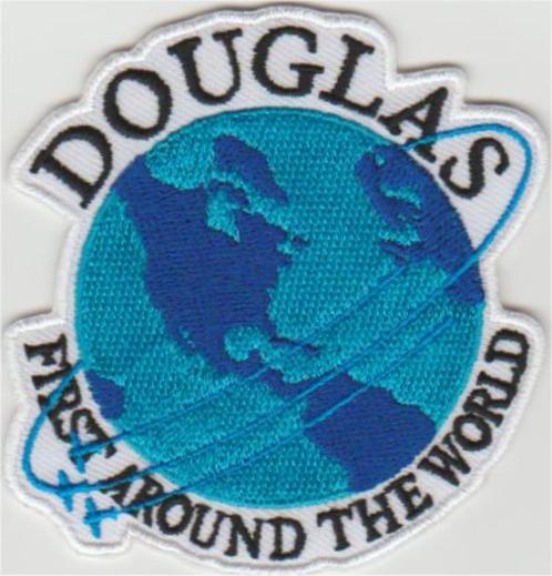 Douglas stoffen opstrijk patch embleem, Collections, Vêtements & Patrons, Neuf, Envoi