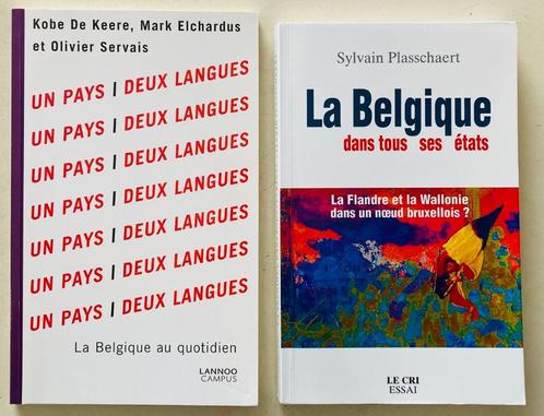 Belgique, Belgique : 2 livres - pour 8€, Livres, Politique & Société, Comme neuf, Société, Enlèvement ou Envoi