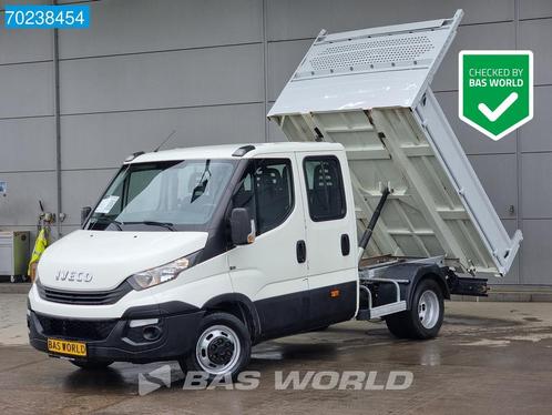 Iveco Daily 35C12 Kipper Dubbel Cabine Kist 3500kg trekhaak, Autos, Camionnettes & Utilitaires, Entreprise, Achat, Air conditionné