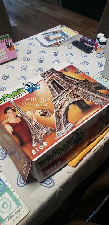 Wrebbit Eiffeltoren 3D puzzel.