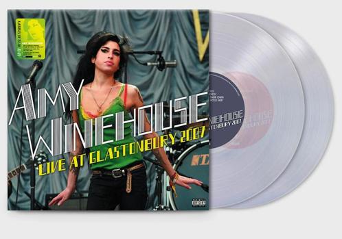 Vinyl 2LP Amy Winehouse Live Glastonbury 2007 CLEAR Vinyl NW, CD & DVD, Vinyles | Pop, Neuf, dans son emballage, 2000 à nos jours