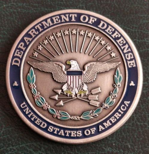 USA Department of Defense William J. Lynn III. RARE. Lire, Timbres & Monnaies, Pièces & Médailles, Autres matériaux, Enlèvement ou Envoi