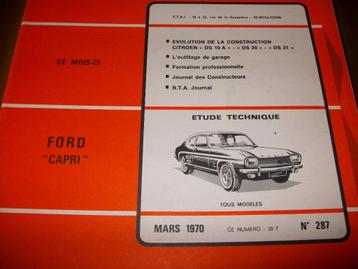 revue technique ford capri Mk1 de 1969-1973