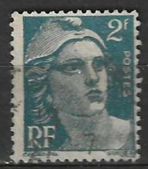 Frankrijk 1945/1947 - Yvert 713 - Marianne de Gandon (ST), Timbres & Monnaies, Timbres | Europe | France, Affranchi, Envoi