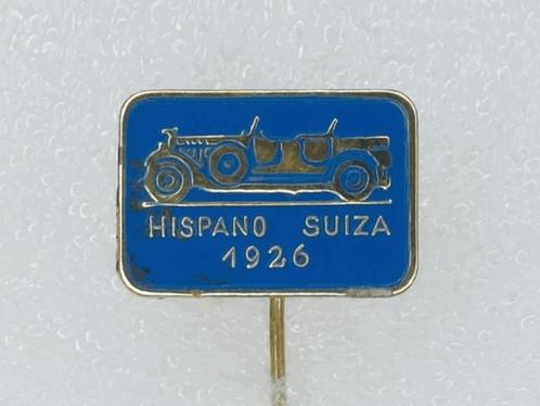 SP1697 Speldje Hispano Suiza 1926 blauw, Collections, Broches, Pins & Badges, Utilisé, Enlèvement ou Envoi