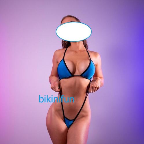 NIEUW exclusief Widow Sling string Bikini blue, Kleding | Dames, Badmode en Zwemkleding, Nieuw, Bikini, Blauw, Verzenden