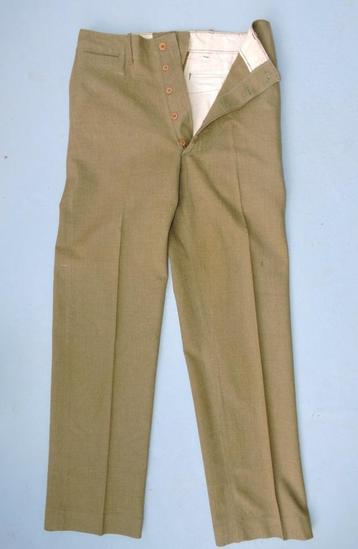 daté 1942 US pantalon de combat Moutarde Soldat Américain