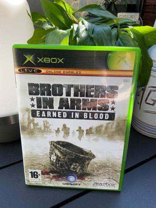 Jeu XBox Brothers in Arms Earned in Blood, Consoles de jeu & Jeux vidéo, Jeux | Xbox Original, Comme neuf, Combat, 2 joueurs, À partir de 16 ans