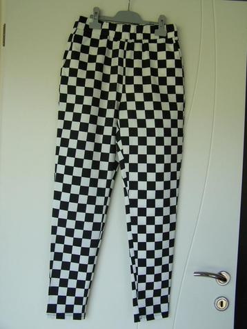 Pantalon à motif damier