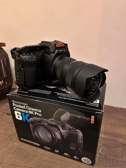 Blackmagic pocket 6k Pro + Tokina 16-28mm 2.8 EF lens, TV, Hi-fi & Vidéo, Caméscopes numériques, Caméra, Enlèvement ou Envoi