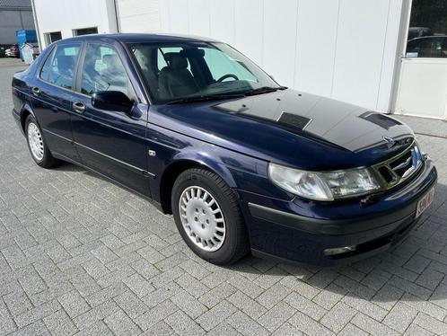 Saab 9-5 2.0T, Auto's, Saab, Particulier, Saab 9-5, Benzine, Blauw, Leder, Voorwielaandrijving, Onderhoudsboekje, Ophalen