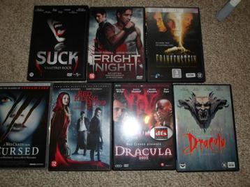 DVD'S Horror met vampieren, zombies...