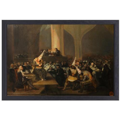 Scène de l'Inquisition - Toile Francisco Goya + cadre de cui, Maison & Meubles, Accessoires pour la Maison | Décorations murale
