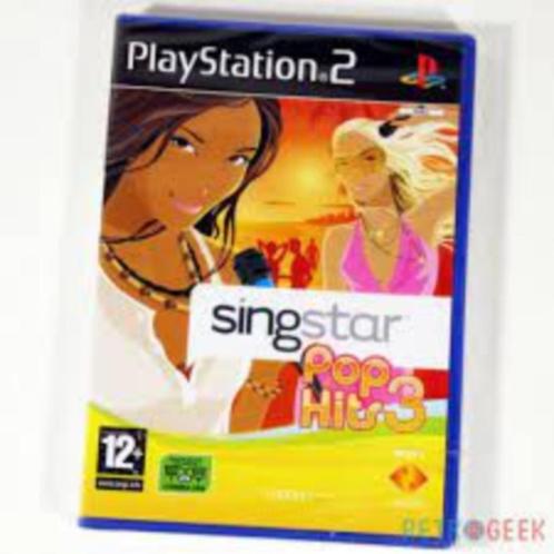 Singstar Pop Hits 3 ps2-game., Games en Spelcomputers, Games | Sony PlayStation 2, Zo goed als nieuw, Muziek, 3 spelers of meer