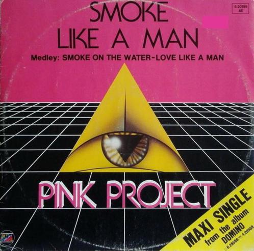 12"  Pink Project ‎– Smoke Like A Man, CD & DVD, Vinyles | Dance & House, Utilisé, Disco, 12 pouces, Enlèvement ou Envoi