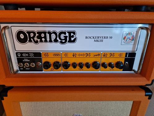 TOP MODEL!! Orange Rockerverb 50 MKIII Handmade UK + PPC112, Muziek en Instrumenten, Versterkers | Bas en Gitaar, Zo goed als nieuw