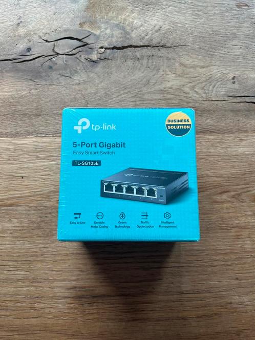 tp-link 5-port gigabit easy smart switch, Informatique & Logiciels, Commutateurs réseau, Neuf, Enlèvement