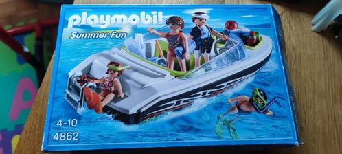 Playmobil speedboot 4862 en rubberboot met toeristen 5439, Enfants & Bébés, Jouets | Playmobil, Utilisé, Ensemble complet, Enlèvement ou Envoi
