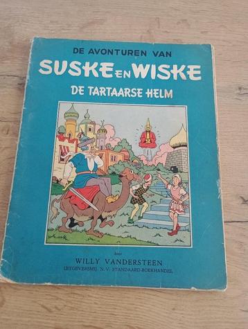 Suske en wiske blauw de tartaarse helm 1ste druk 1953 druk 