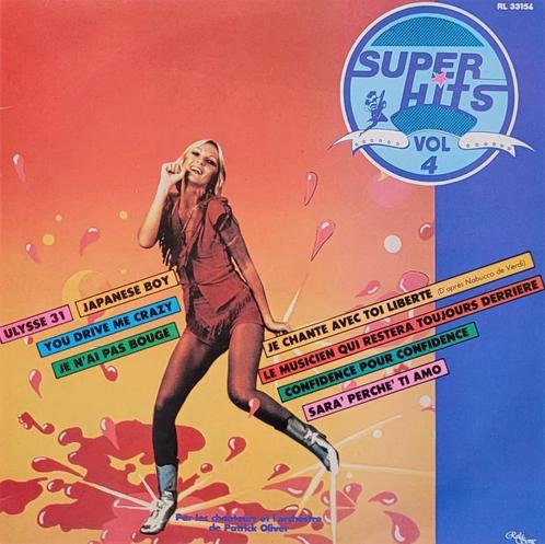 LP Super hits vol4 (orchestre de patrick oliver), CD & DVD, Vinyles | Pop, Utilisé, 1960 à 1980, Enlèvement ou Envoi