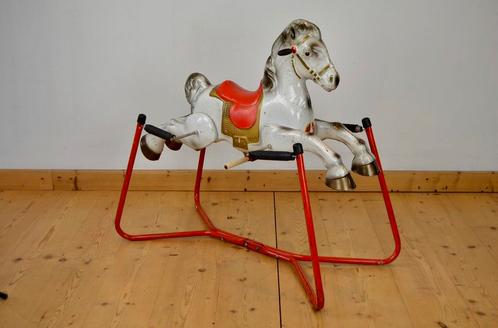 Cheval à bascule rétro MOBO Prairie King, jouet, années 1960, Antiquités & Art, Antiquités | Jouets, Enlèvement