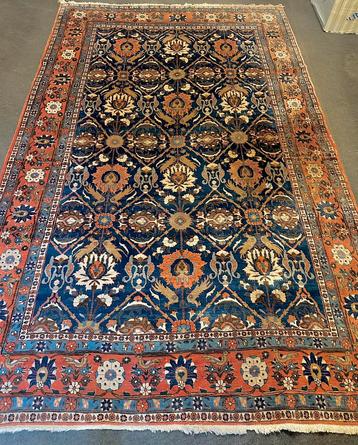 Grand tapis persan authentique noué à la main 