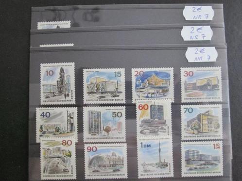 Lot 7 ongestempelde zegels Bundespost Berlin, Timbres & Monnaies, Timbres | Europe | Allemagne, Non oblitéré, RFA, Enlèvement