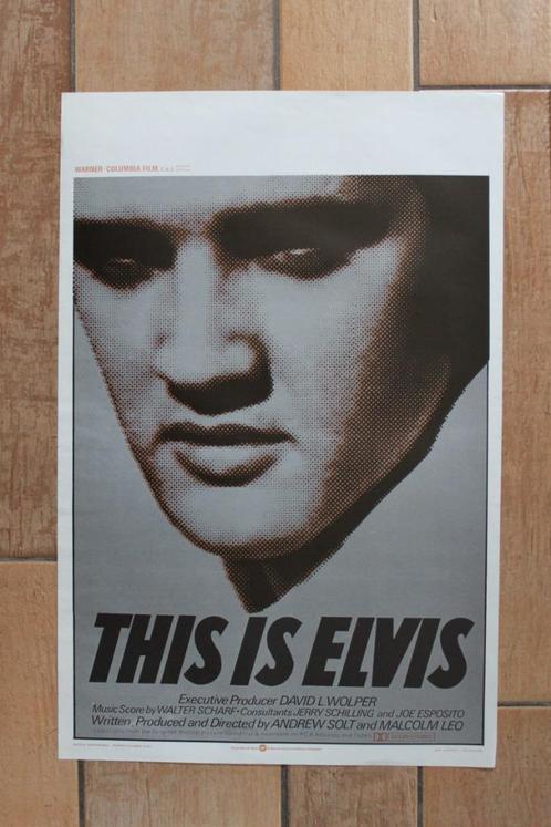 filmaffiche Elvis Presley This Is Elvis filmposter, Verzamelen, Posters, Zo goed als nieuw, Film en Tv, A1 t/m A3, Rechthoekig Staand