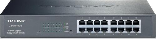 TP-Link TL-SG1016DE managed 16 poort switch, Informatique & Logiciels, Commutateurs réseau, Comme neuf, Enlèvement