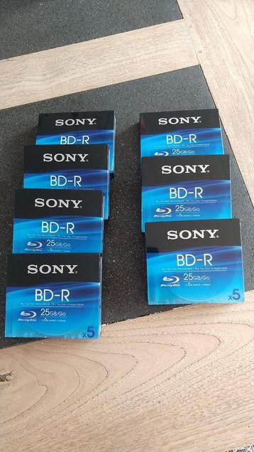 BD-R Sony 25GB 6speed: 7 stuks