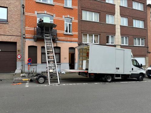 Déménagement lift + camion + 2 hommes 100 Eur/h, Diensten en Vakmensen, Verhuizers en Opslag