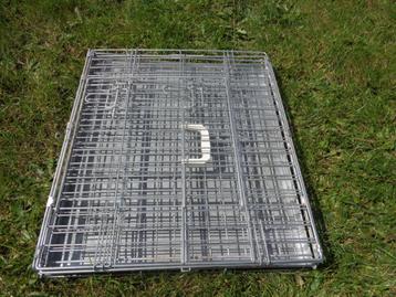 Cage pour chien galvanisée 55 x 53 x 60 cm
