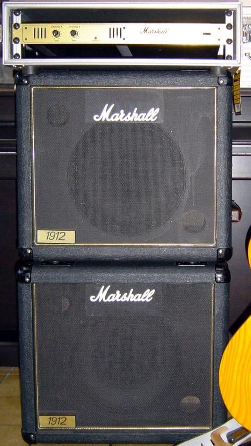 2 Marshall 1912 cabs (gebruikte staat), Musique & Instruments, Amplis | Basse & Guitare, Utilisé, Guitare, 100 watts ou plus, Enlèvement