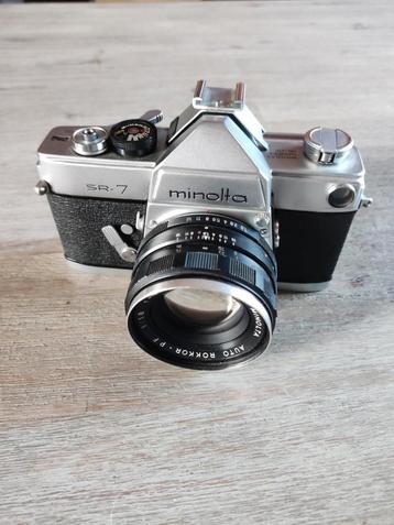 Minolta sr7 et objectif 55mm F1.8