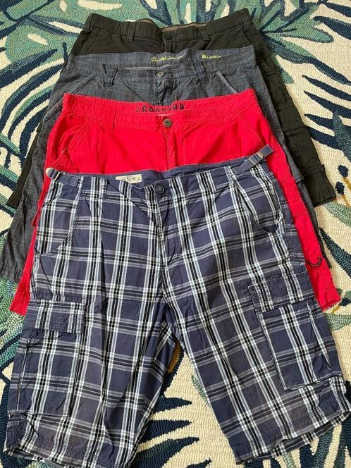 4 heren shorts - kniebroek - meerdere shorts - XL, Vêtements | Hommes, Pantalons, Comme neuf, Taille 56/58 (XL), Autres couleurs