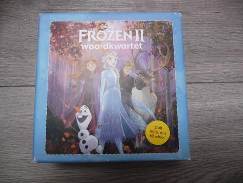 Frozen II woordkwartet, Collections, Cartes à jouer, Jokers & Jeux des sept familles, Utilisé, Jeu(x) des sept familles, Enlèvement ou Envoi
