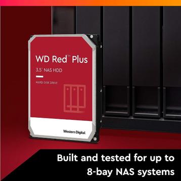 WD Red Plus harde schijf van 2 TB 3,5" NAS interne harde sch