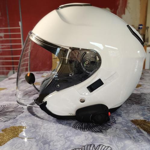 Casque JET SHOEI  J-cruise 2 Blanc taille XS, Motoren, Kleding | Motorhelmen, Dames, Heren, Kinderen, Jethelm, XS, Shoei, Nieuw zonder kaartje