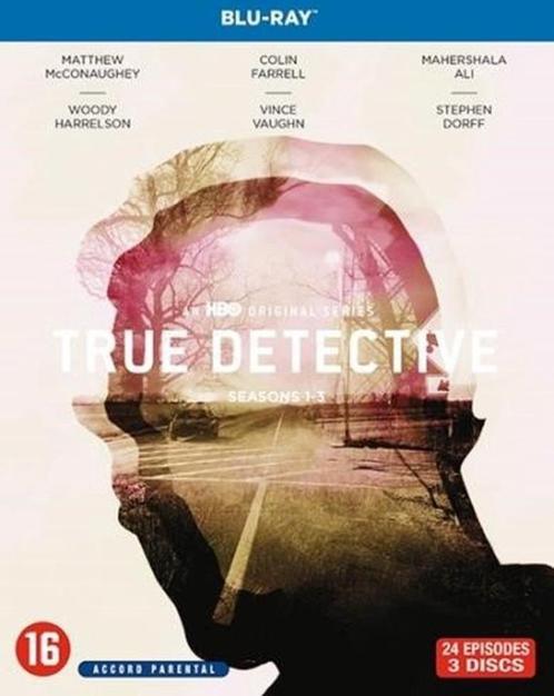 True Detective - Seizoen 1 - 3 (Blu-ray), CD & DVD, DVD | TV & Séries télévisées, Comme neuf, Action et Aventure, Coffret, À partir de 16 ans