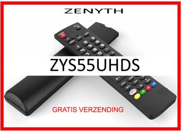Vervangende afstandsbediening voor de ZYS55UHDS van ZENYTH.
