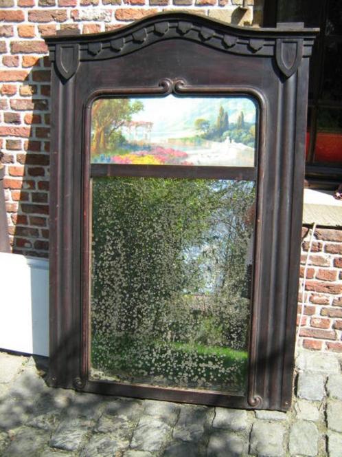 Grote spiegel - Trumeau, Antiek en Kunst, Antiek | Spiegels, 100 tot 150 cm, 150 tot 200 cm, Rechthoekig, Ophalen