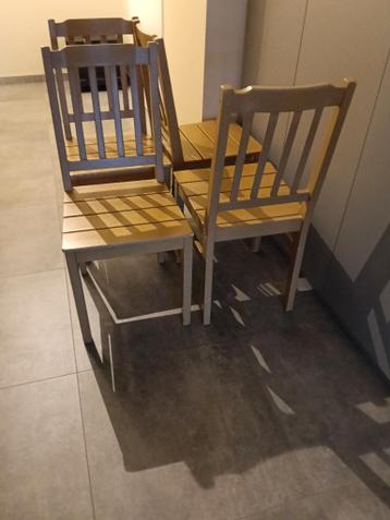 keukenstoel hout 4 stuks gratis