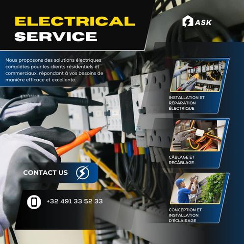 Électricien qualifié, Services & Professionnels, Électriciens, Service 24h/24