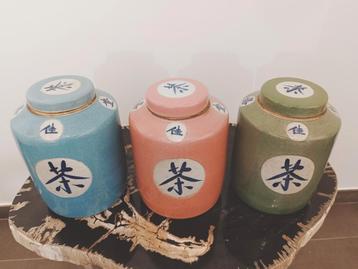 pots de gingembre chinois anciens