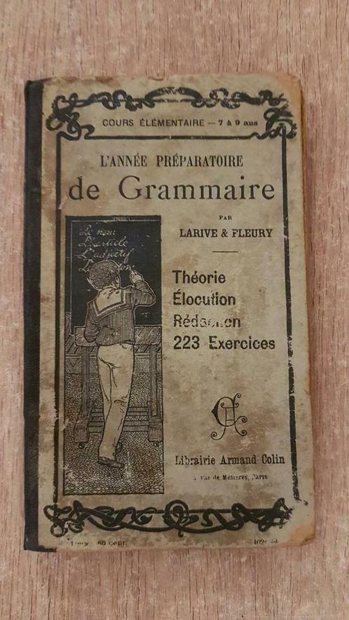 L'année préparatoire de Grammmaire/1908, Antiquités & Art, Antiquités | Livres & Manuscrits, Enlèvement