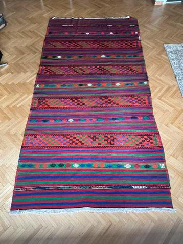 Handgeweven Kilim XL Turkse motieven 