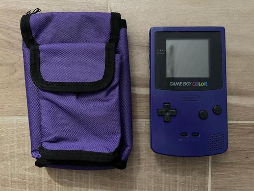 Gameboy Color + jeux, Consoles de jeu & Jeux vidéo, Consoles de jeu | Nintendo Game Boy, Utilisé, Game Boy Color, Avec jeux, Avec housse de protection ou sac